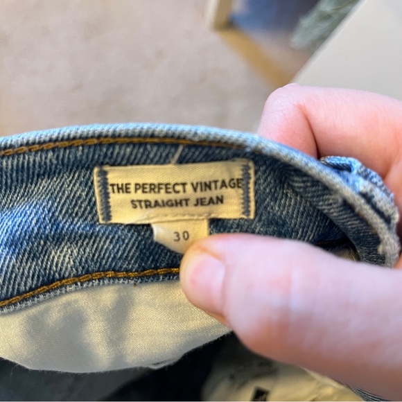 Madewell Perfect Vintage Straight Jean - Picture 7 of 8